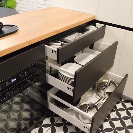 The Black & White Oasis Apartamento Belgrado